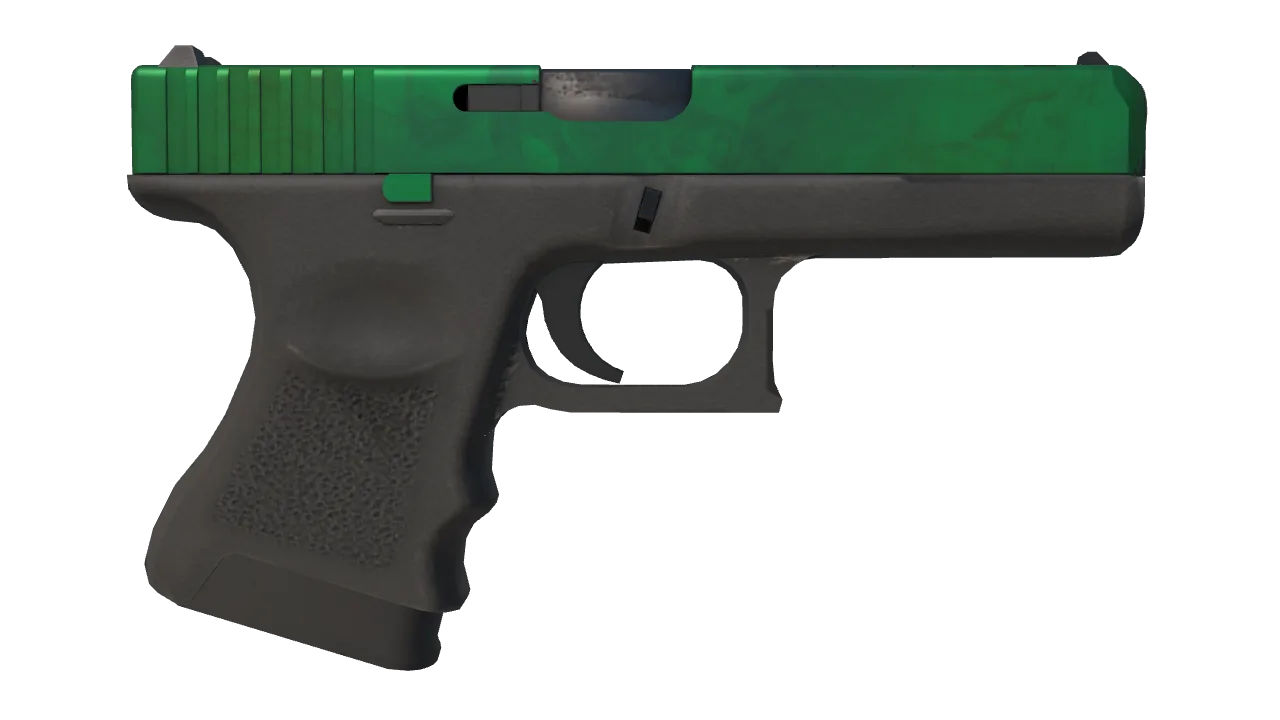 Glock-18 | Gamma Doppler (Emerald) seed #513, back
