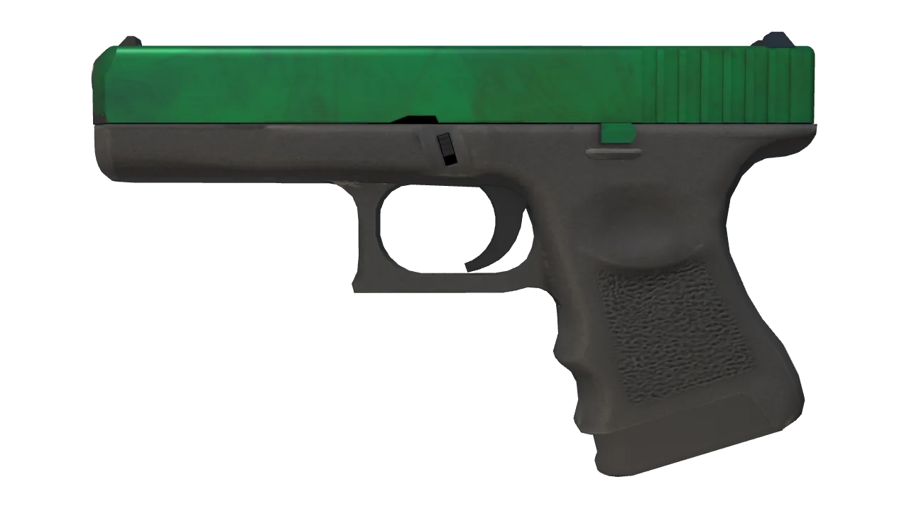 Glock-18 | Gamma Doppler (Emerald) seed #517, front