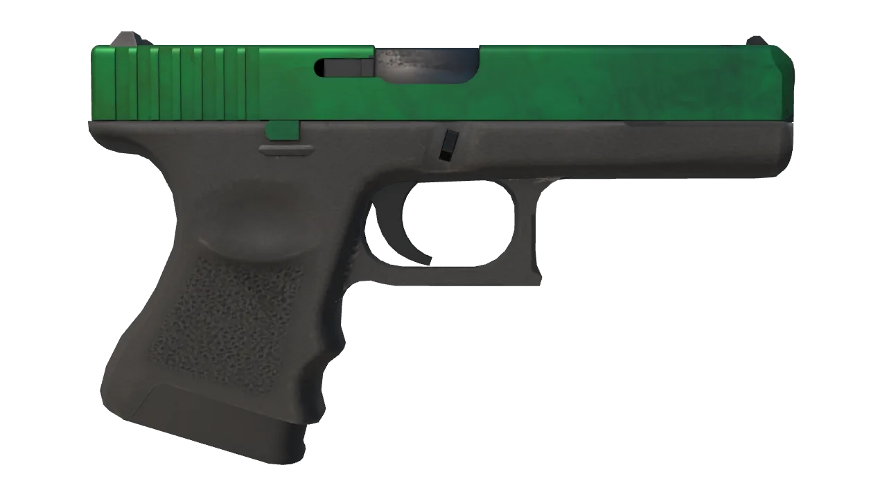 Glock-18 | Gamma Doppler (Emerald) seed #557, back