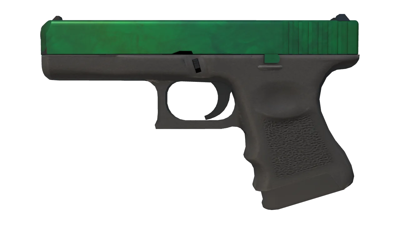 Glock-18 | Gamma Doppler (Emerald) seed #559, front