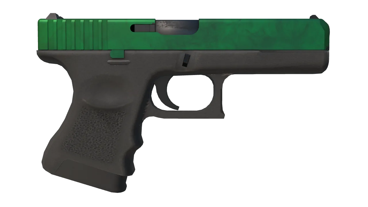 Glock-18 | Gamma Doppler (Emerald) seed #562, back