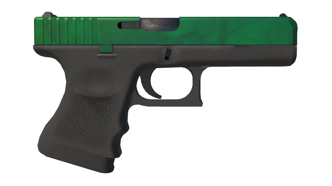Glock-18 | Gamma Doppler (Emerald) seed #571, back