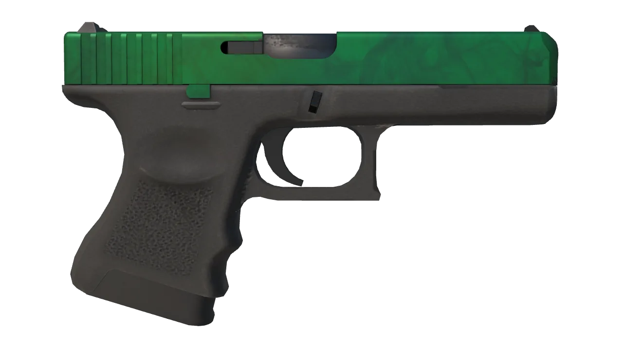 Glock-18 | Gamma Doppler (Emerald) seed #572, back