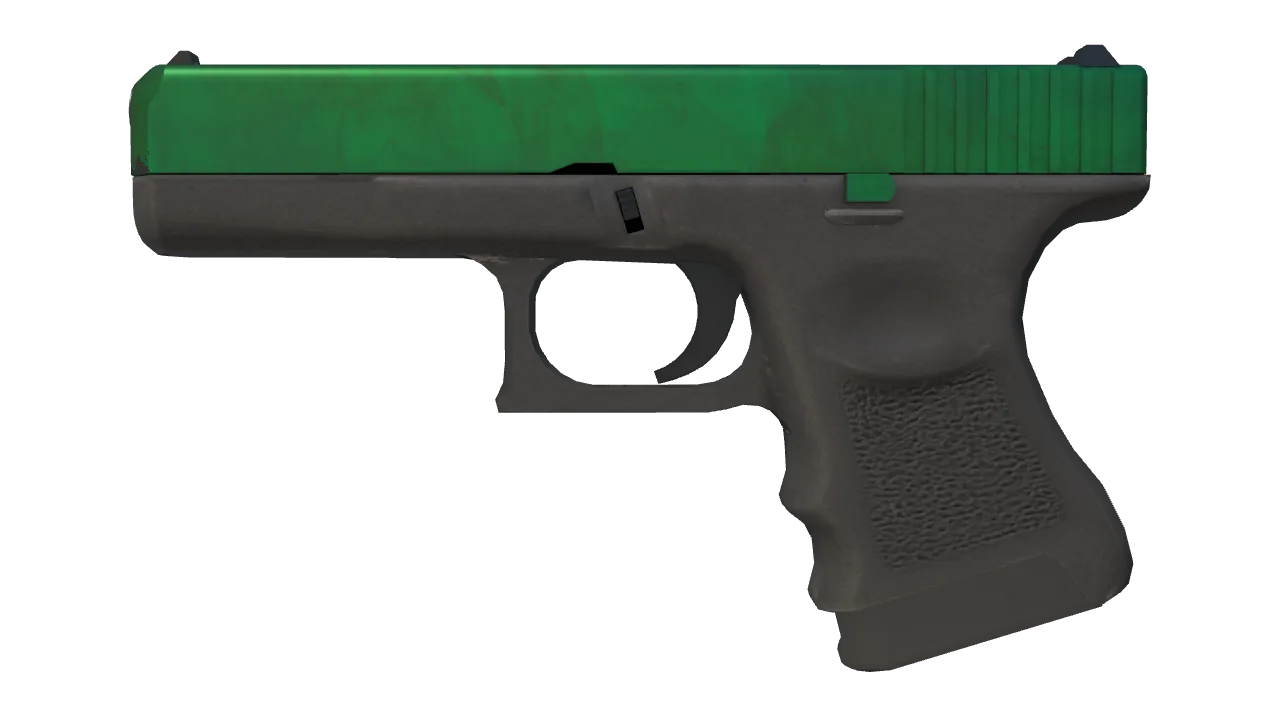 Glock-18 | Gamma Doppler (Emerald) seed #578, front