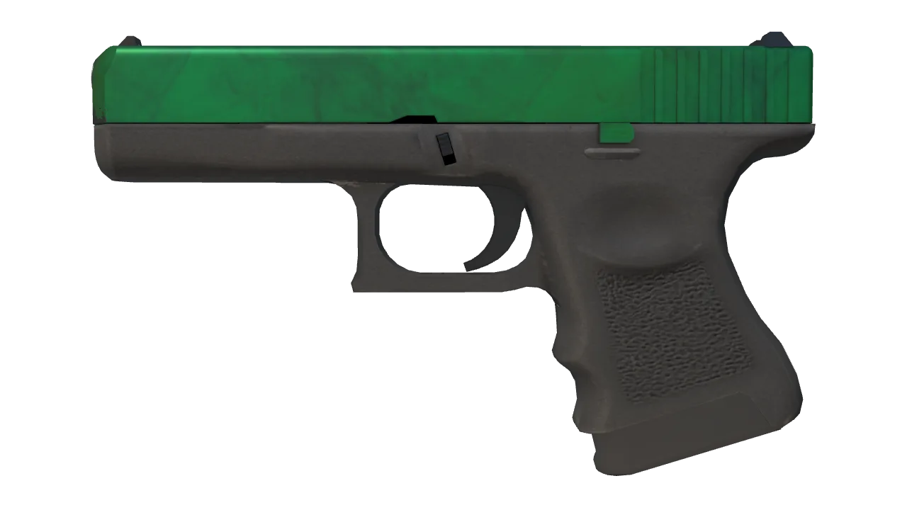 Glock-18 | Gamma Doppler (Emerald) seed #59, front