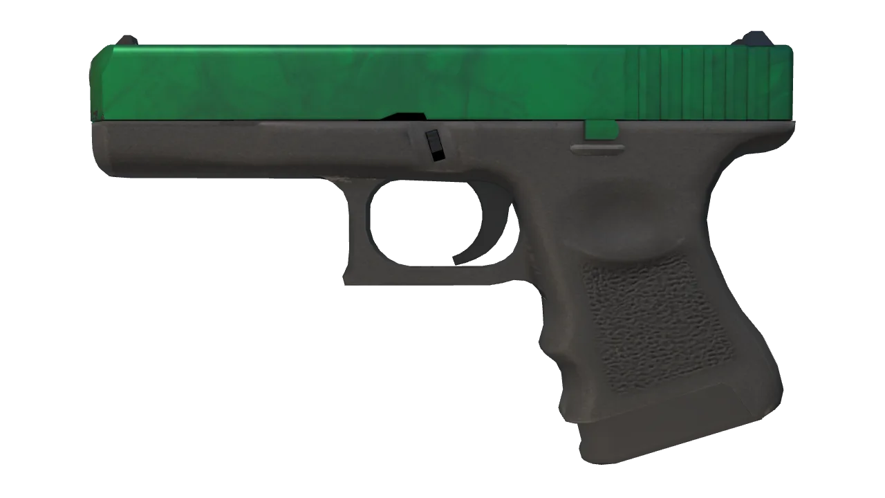 Glock-18 | Gamma Doppler (Emerald) seed #622, front