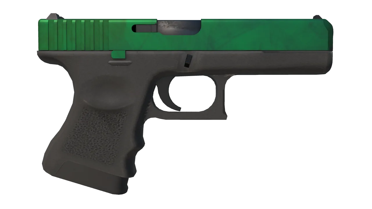Glock-18 | Gamma Doppler (Emerald) seed #639, back