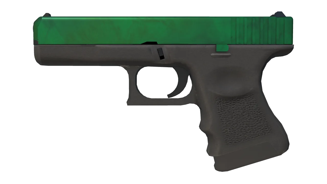 Glock-18 | Gamma Doppler (Emerald) seed #639, front