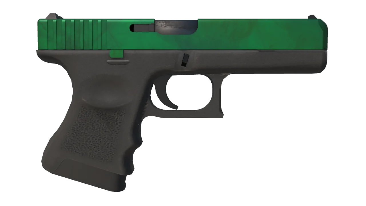 Glock-18 | Gamma Doppler (Emerald) seed #655, back