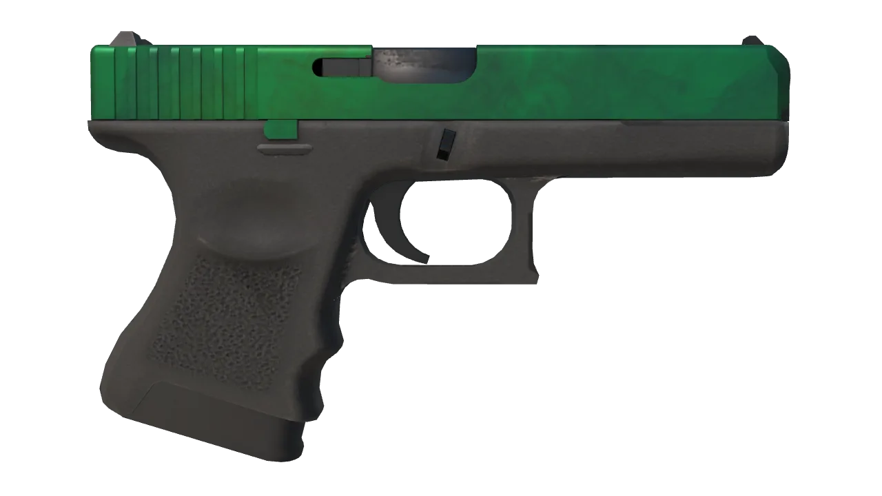 Glock-18 | Gamma Doppler (Emerald) seed #659, back