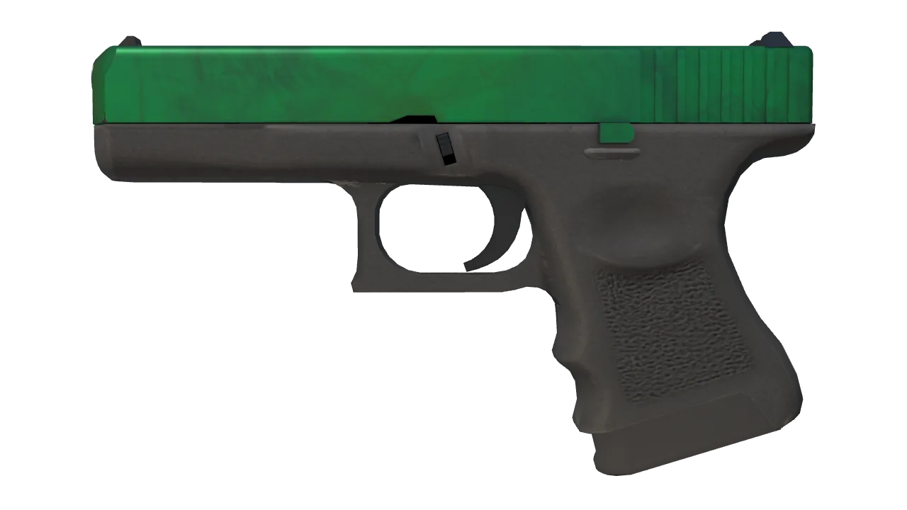 Glock-18 | Gamma Doppler (Emerald) seed #659, front
