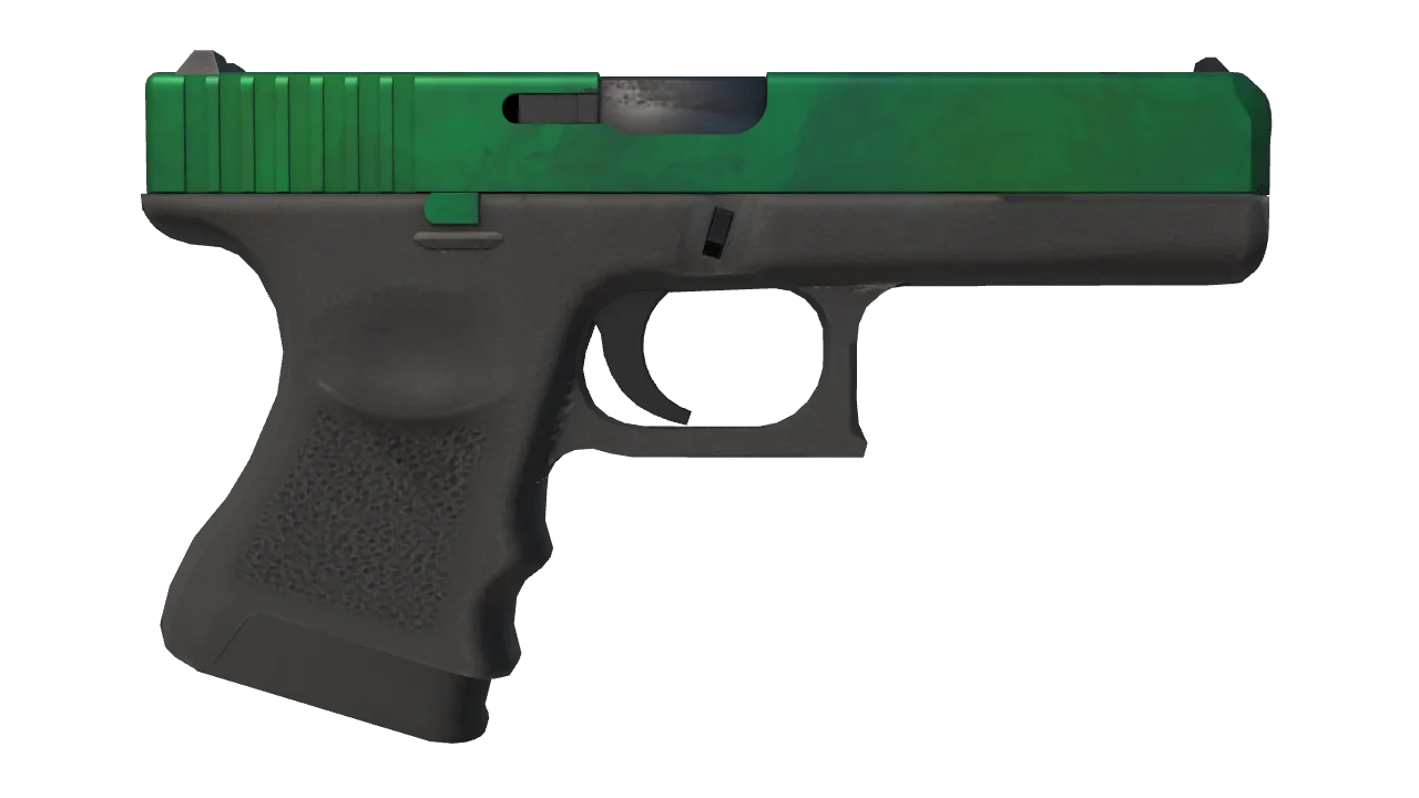 Glock-18 | Gamma Doppler (Emerald) seed #66, back
