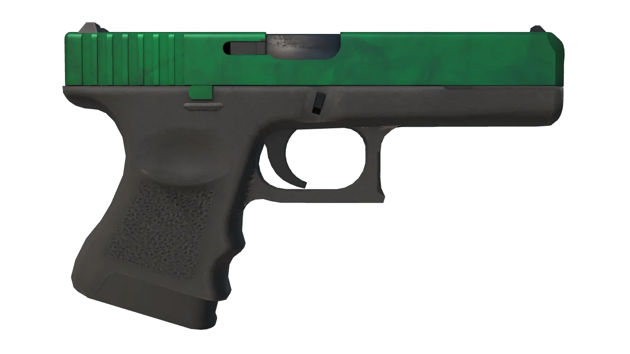 Glock-18 | Gamma Doppler (Emerald) seed #660, back