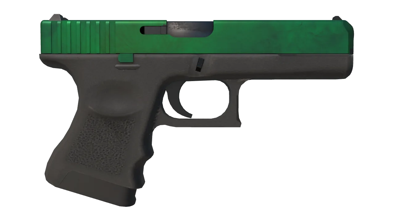 Glock-18 | Gamma Doppler (Emerald) seed #675, back