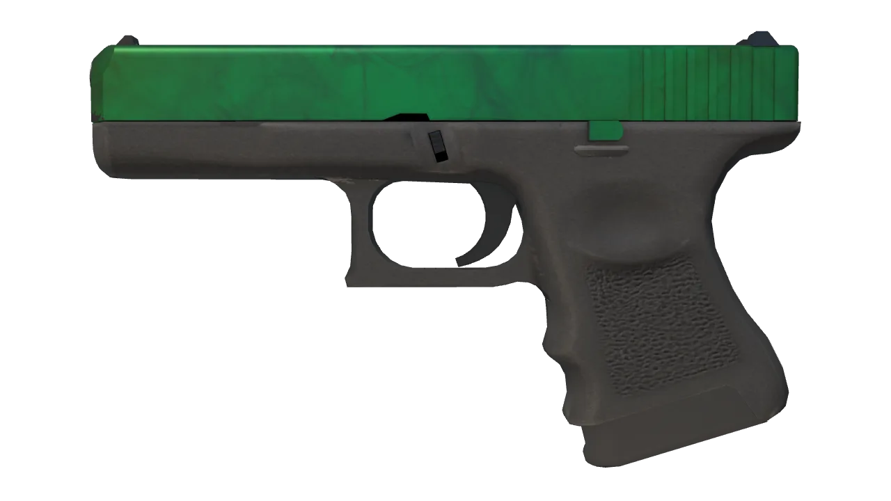 Glock-18 | Gamma Doppler (Emerald) seed #686, front