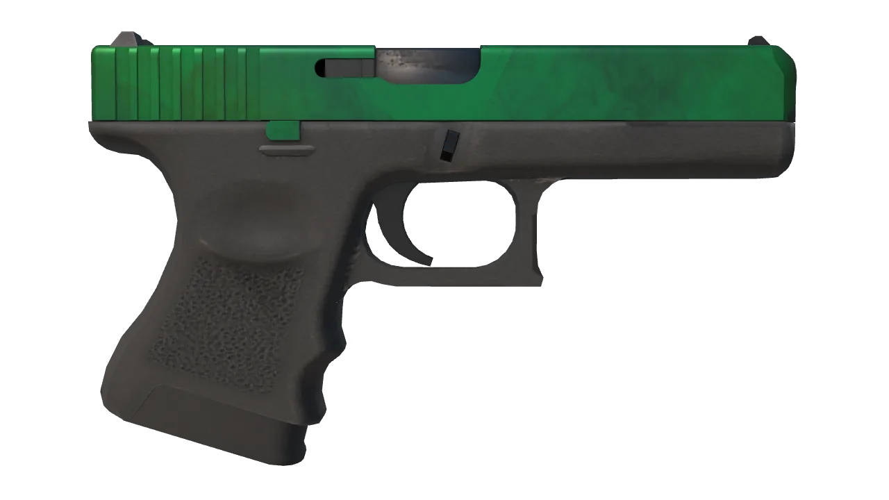 Glock-18 | Gamma Doppler (Emerald) seed #69, back