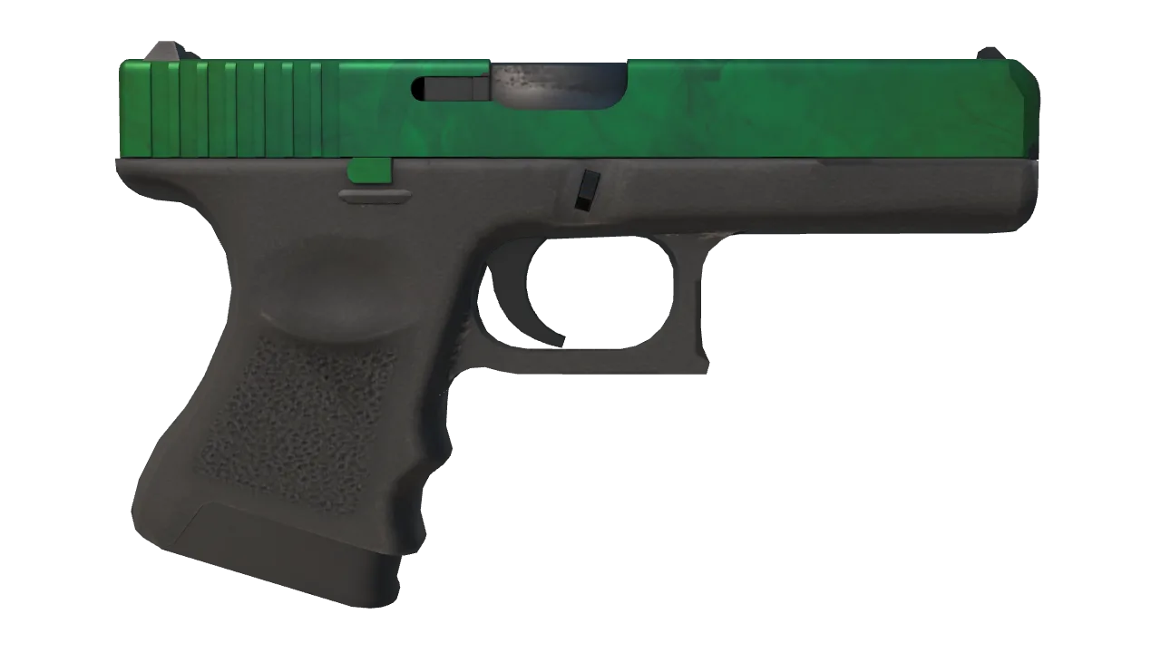 Glock-18 | Gamma Doppler (Emerald) seed #891, back