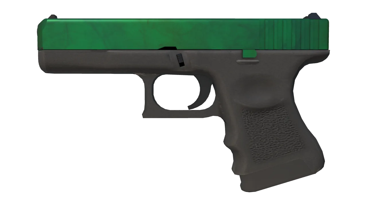 Glock-18 | Gamma Doppler (Emerald) seed #903, front