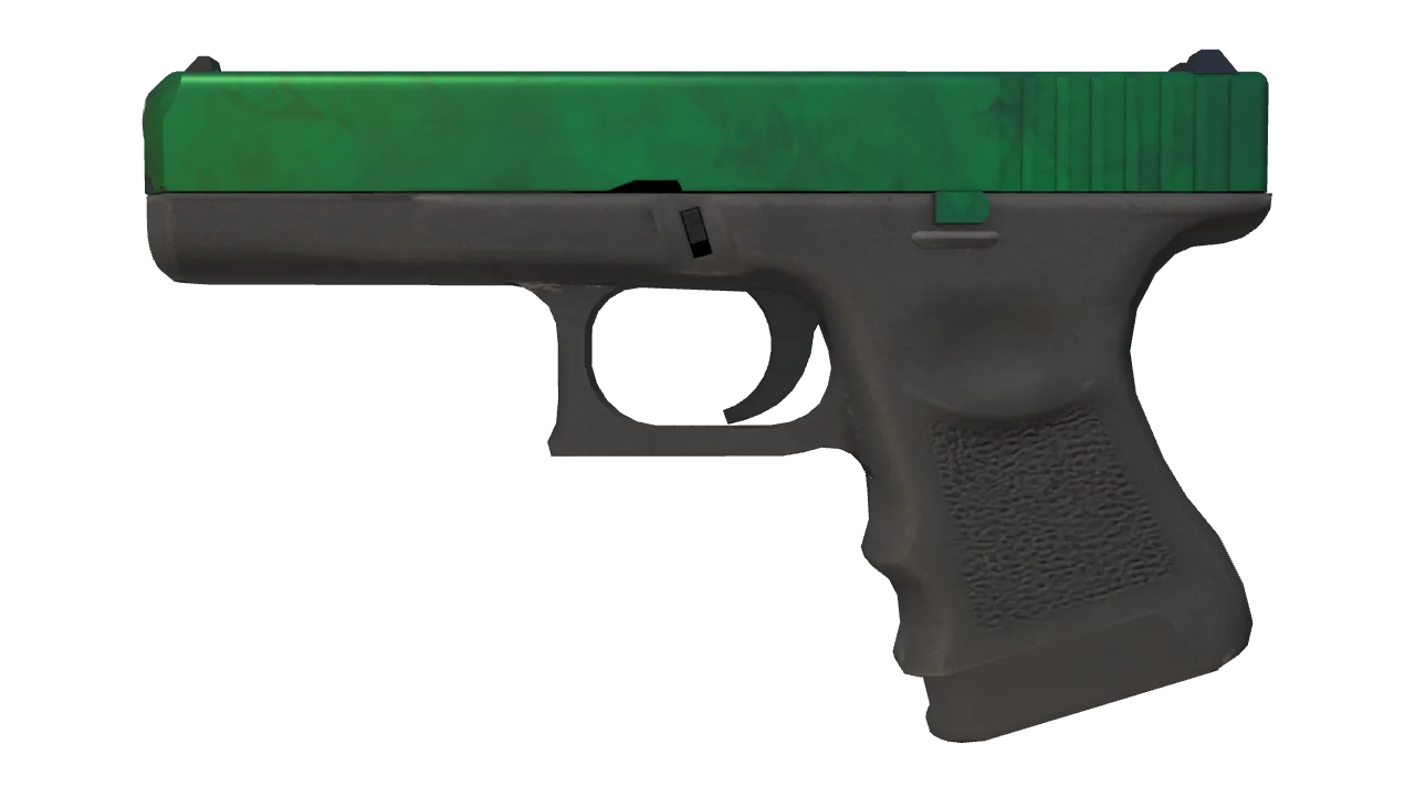 Glock-18 | Gamma Doppler (Emerald) seed #914, front