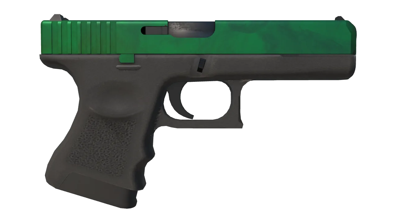 Glock-18 | Gamma Doppler (Emerald) seed #92, back