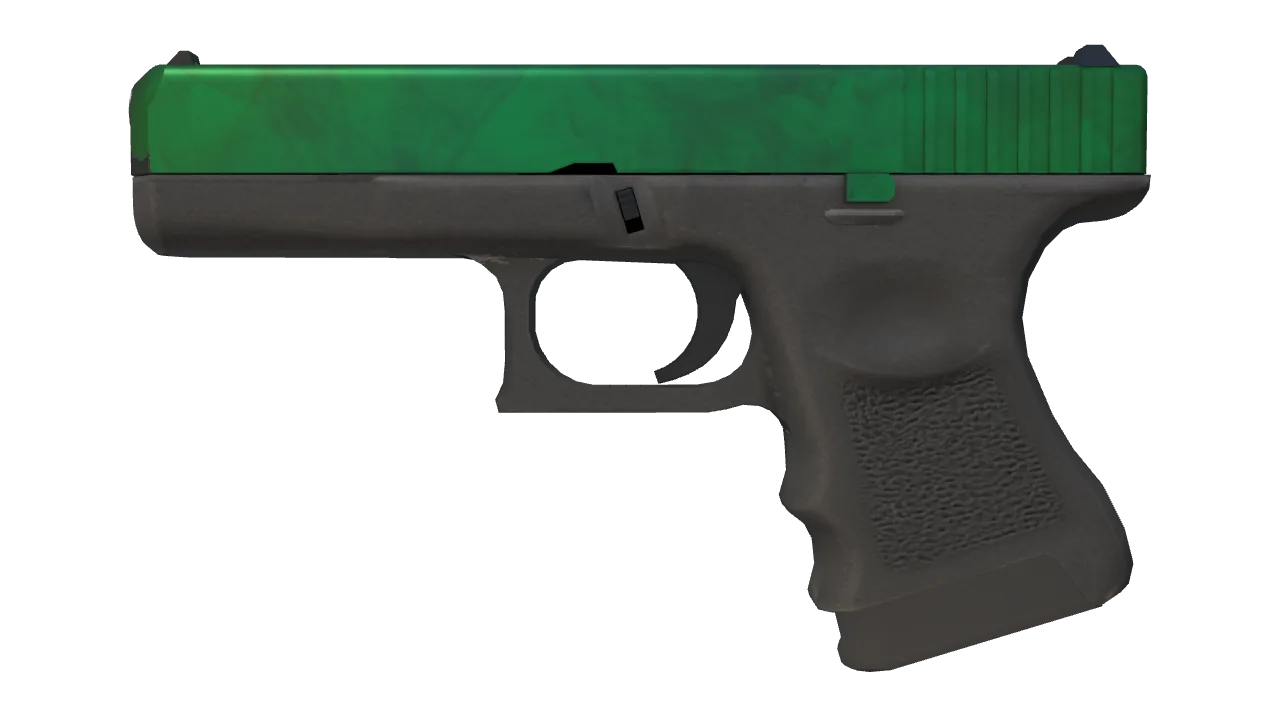 Glock-18 | Gamma Doppler (Emerald) seed #928, front