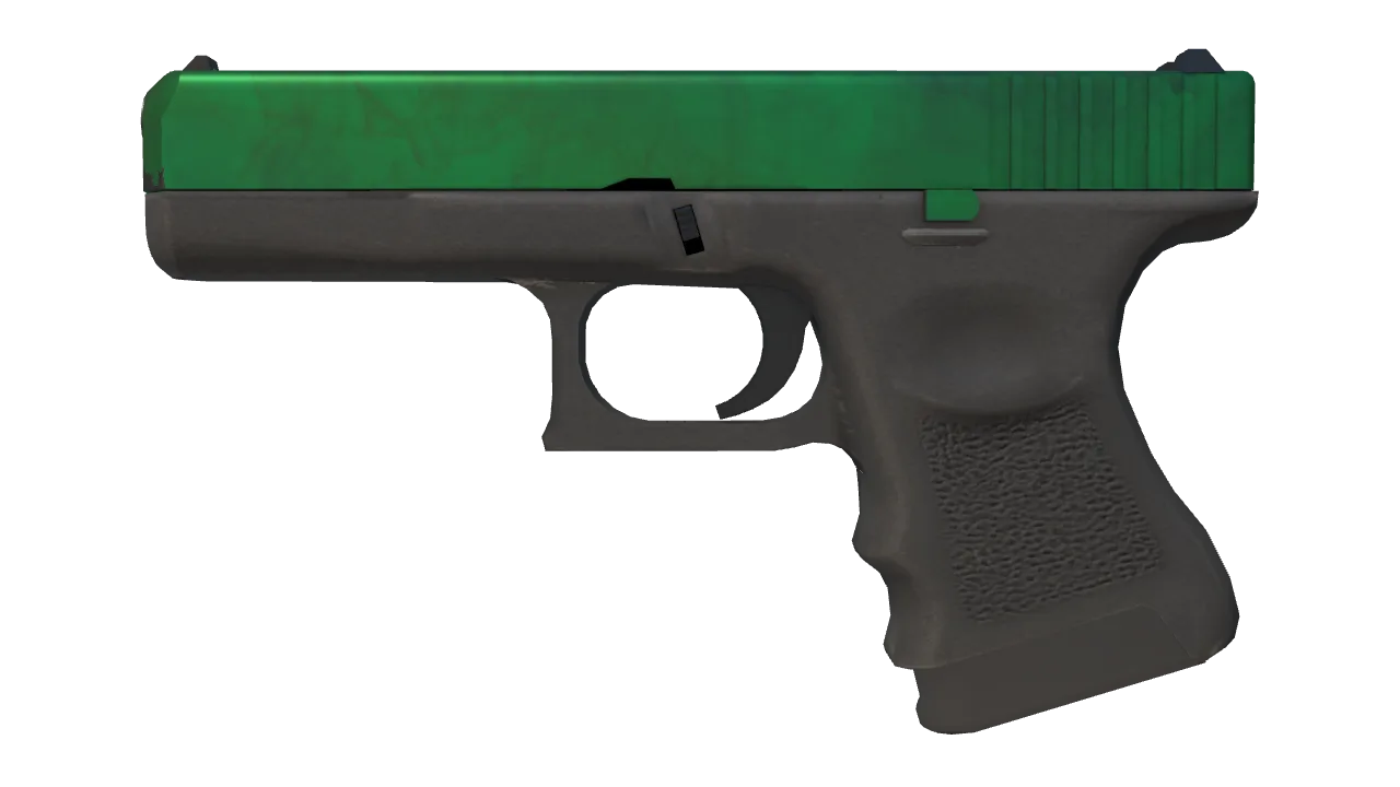 Glock-18 | Gamma Doppler (Emerald) seed #934, front