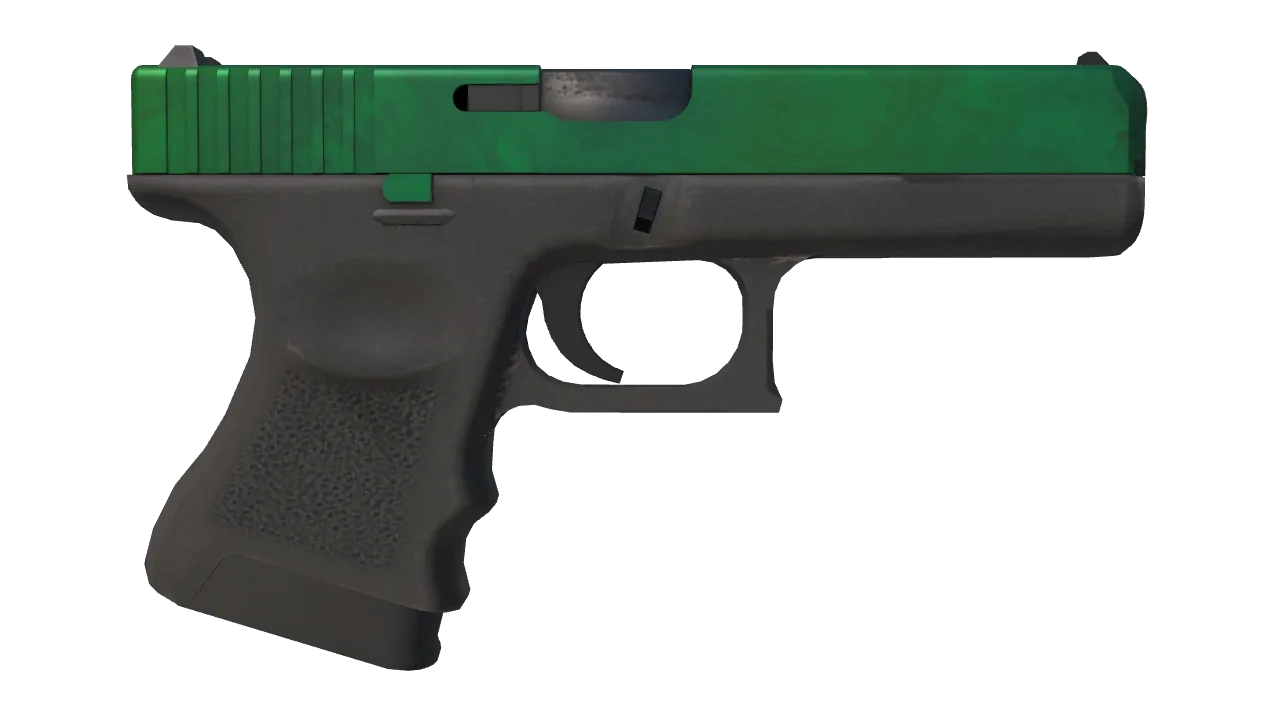 Glock-18 | Gamma Doppler (Emerald) seed #935, back