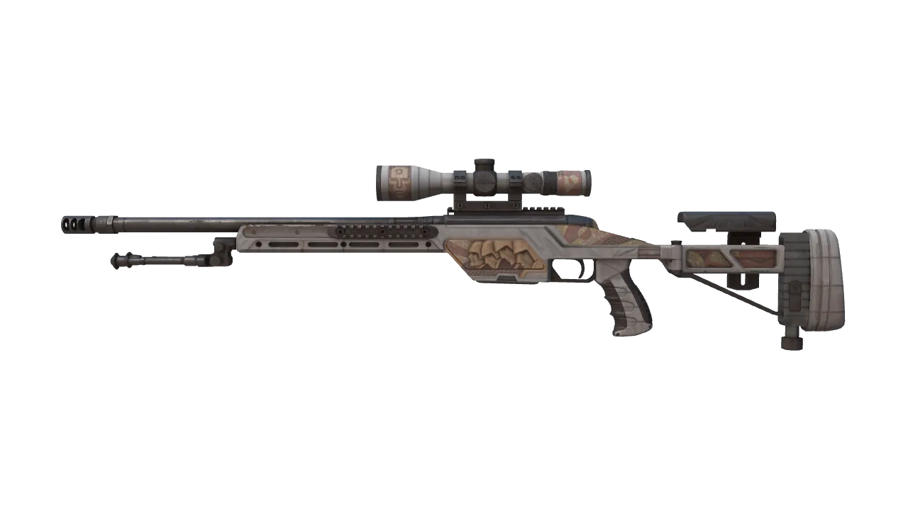 SSG 08 | Memorial (Minimal Wear) — Dust II light, front