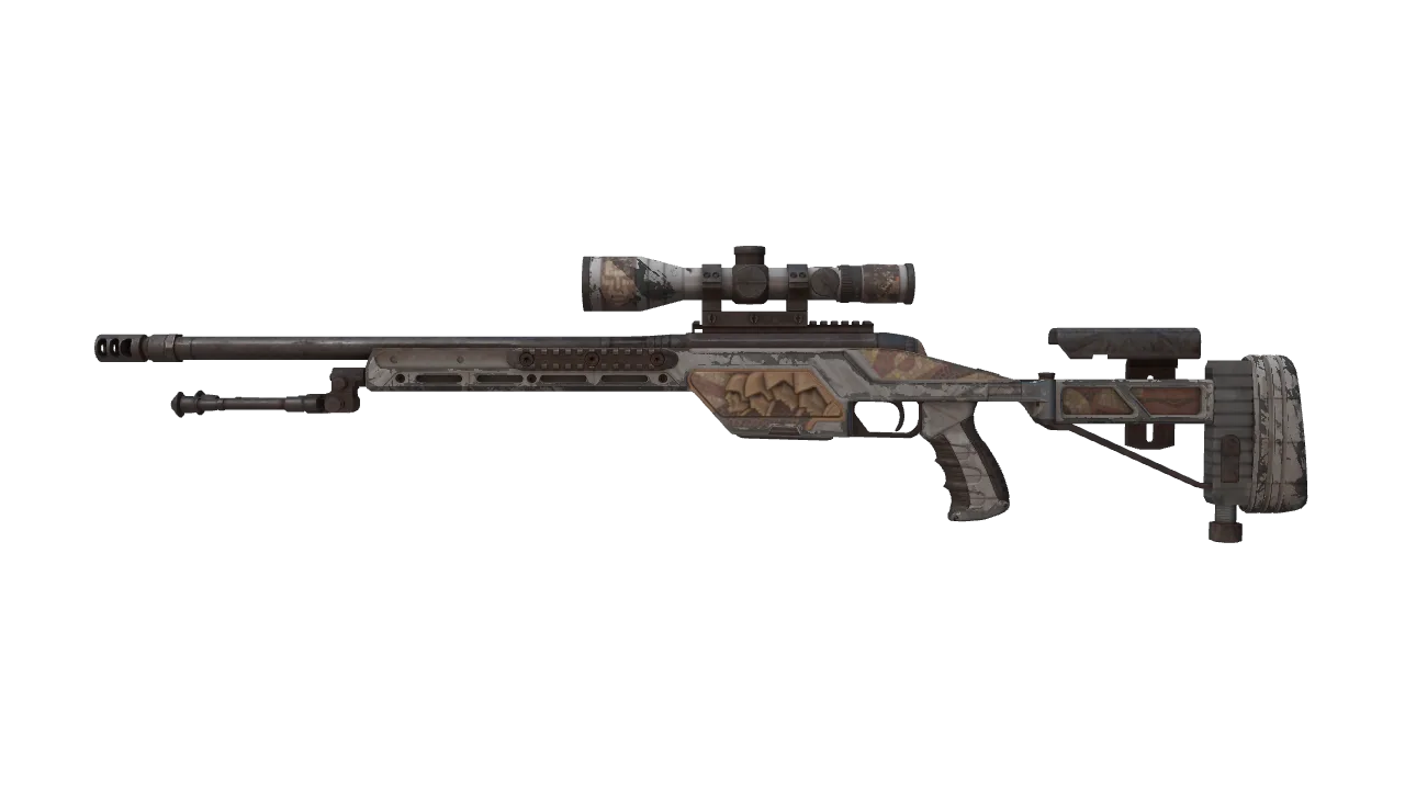 SSG 08 | Memorial (Well-Worn) — Dust II light, front