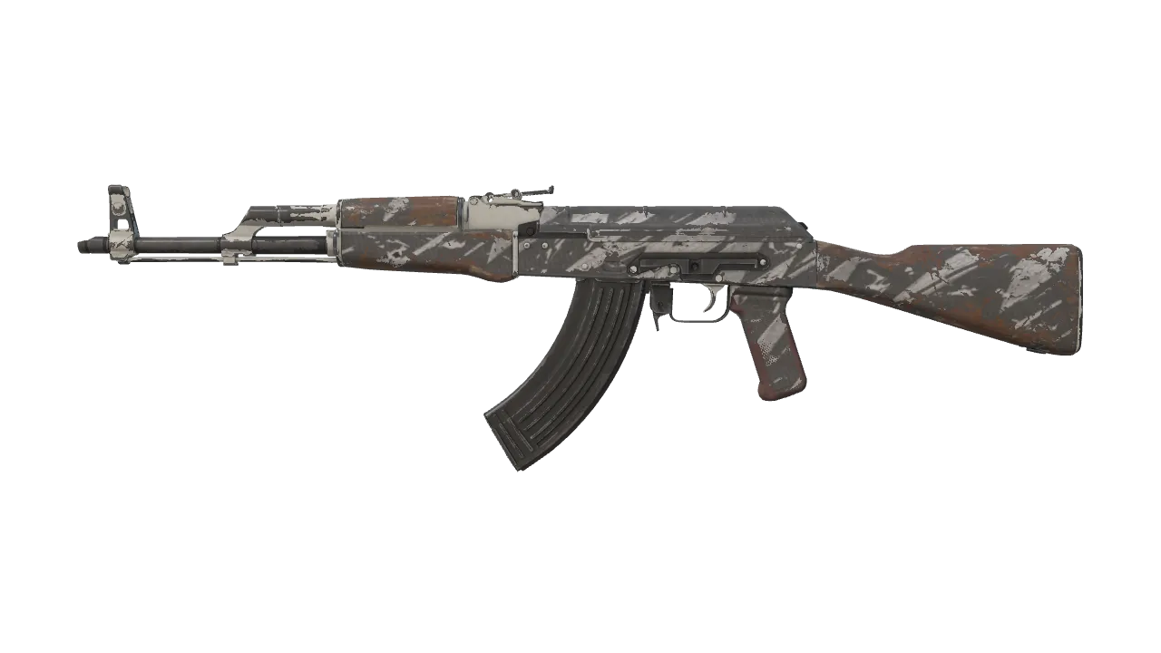 AK-47 | Breakthrough (Well-Worn) — Dust II light, front
