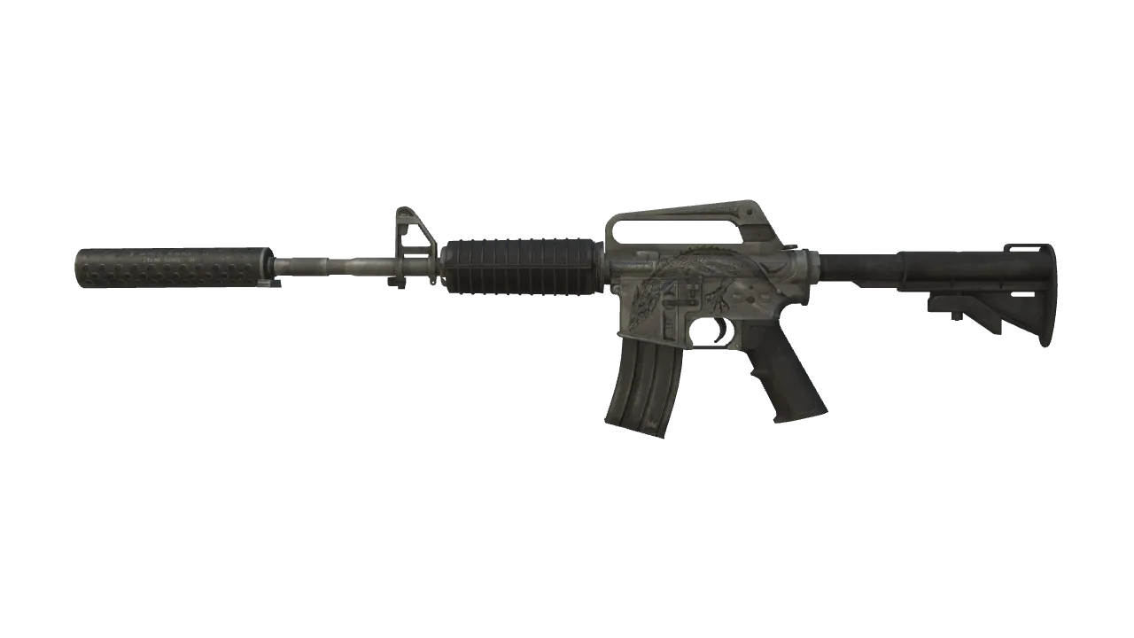 Souvenir M4A1-S | Basilisk (Battle-Scarred) — Dust II light, front