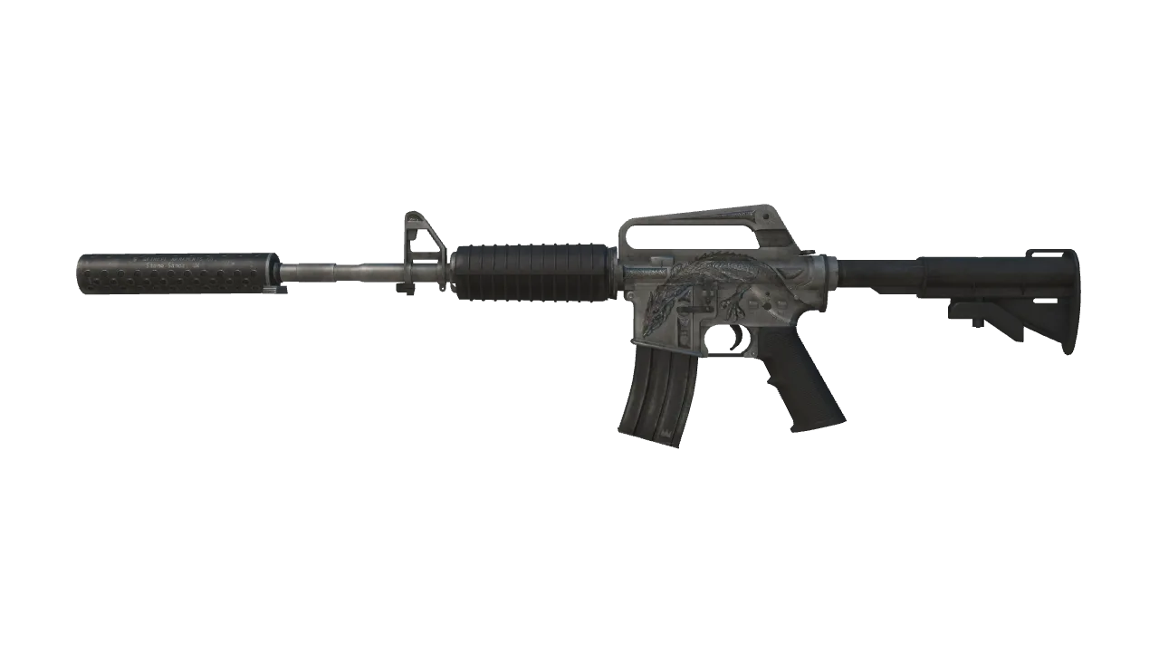 M4A1-S | Basilisk (Field-Tested) — Dust II light, front