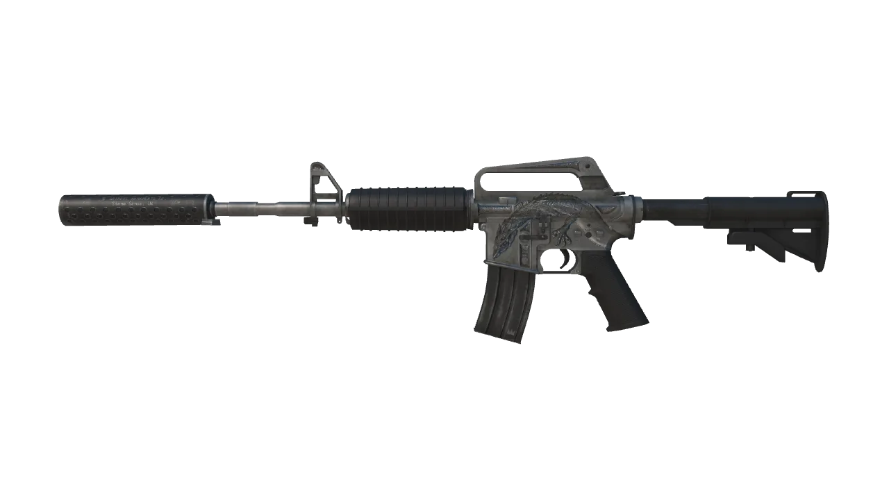 Souvenir M4A1-S | Basilisk (Minimal Wear) — Dust II light, front