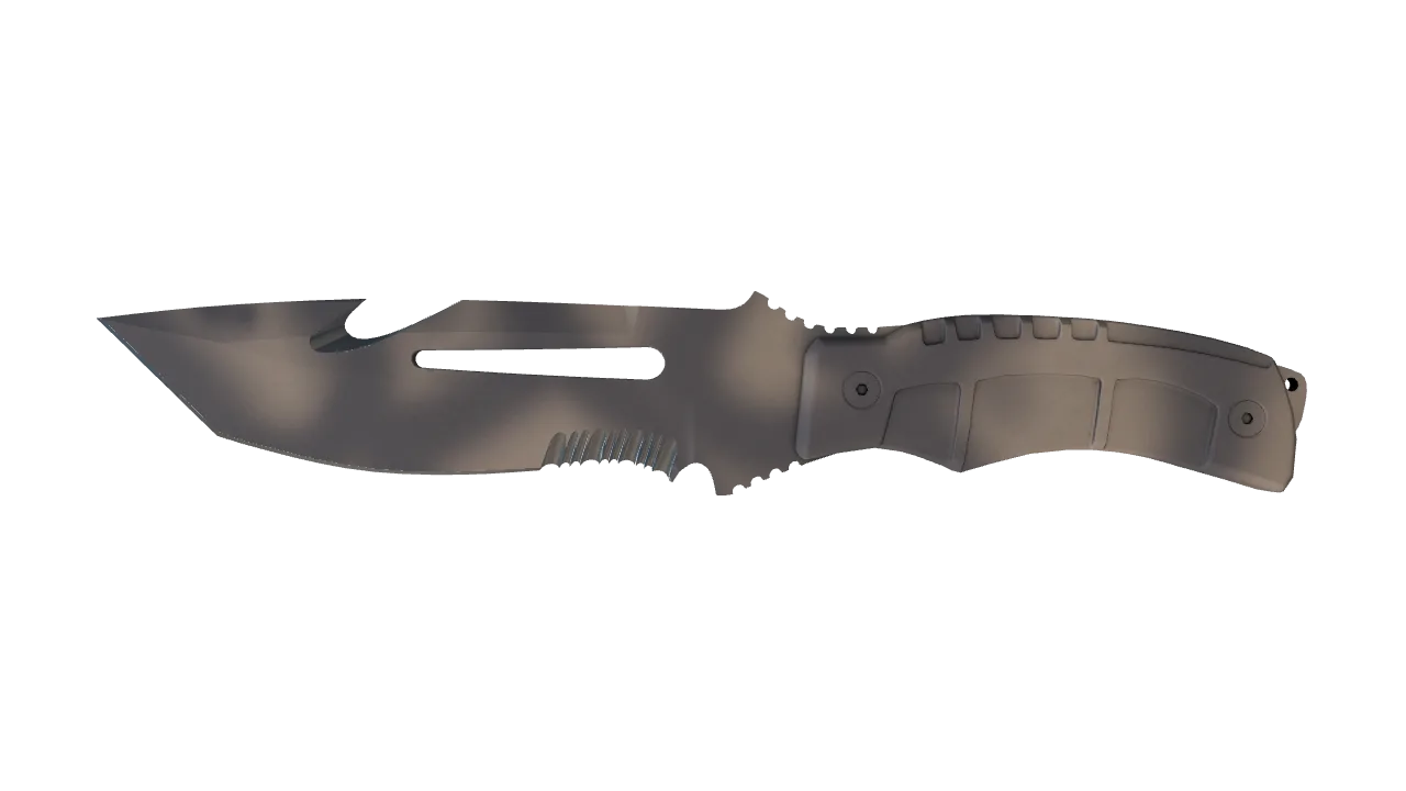 ★ Survival Knife | Scorched (Factory New) — Dust II light, front