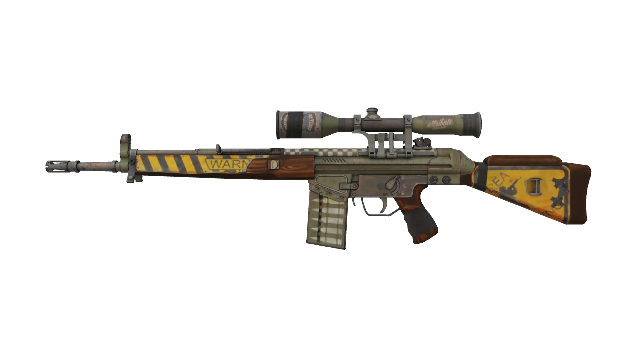 G3SG1 | Scavenger (Factory New) — Dust II light, front