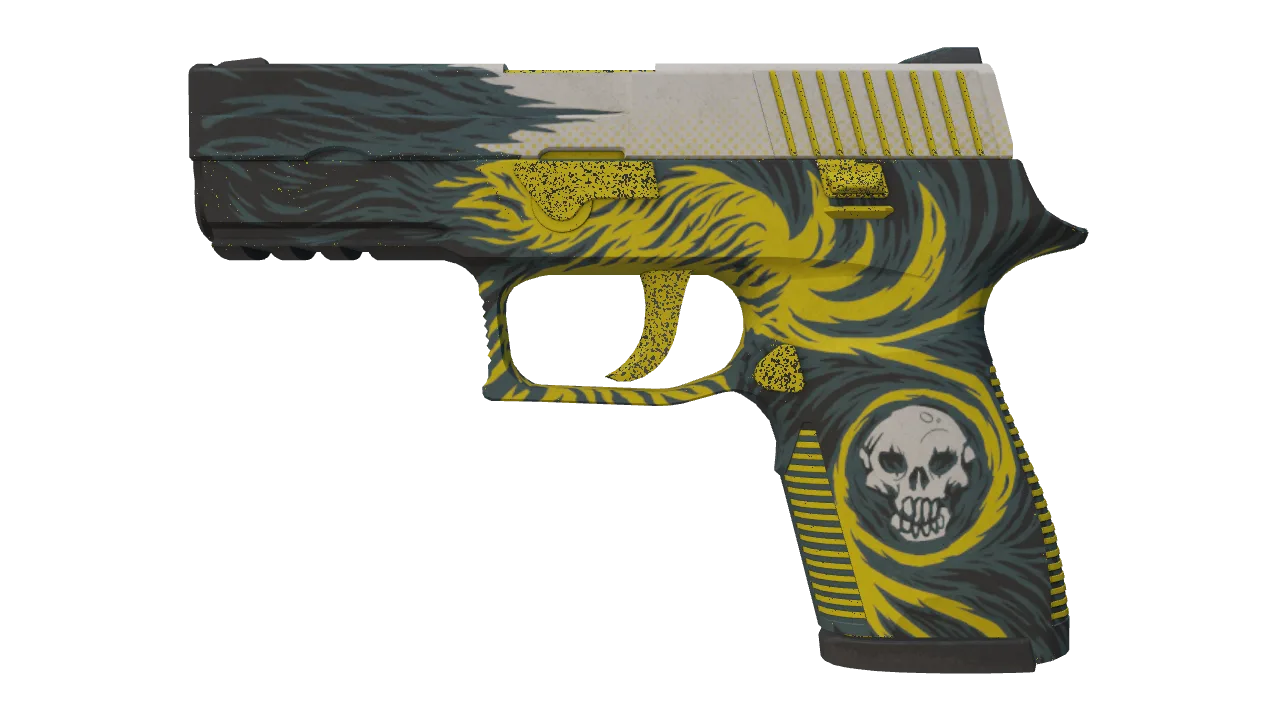 StatTrak™ P250 | Wingshot (Field-Tested) — Dust II light, front