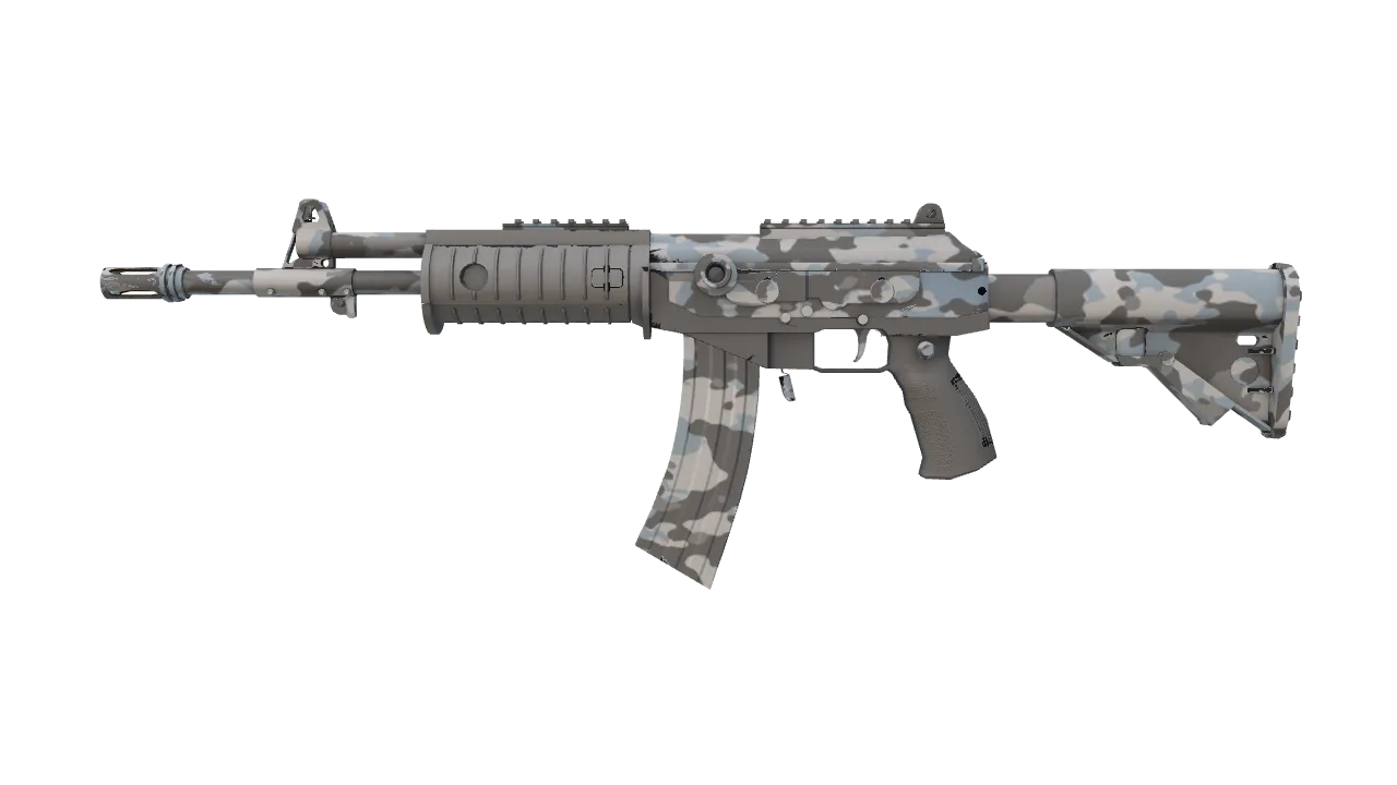Galil AR | Winter Forest (Factory New) — Dust II light, front