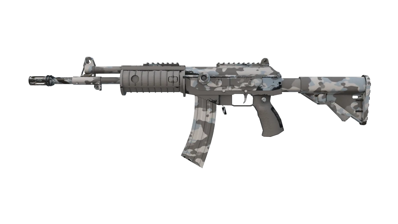 Souvenir Galil AR | Winter Forest (Minimal Wear) — Dust II light, front