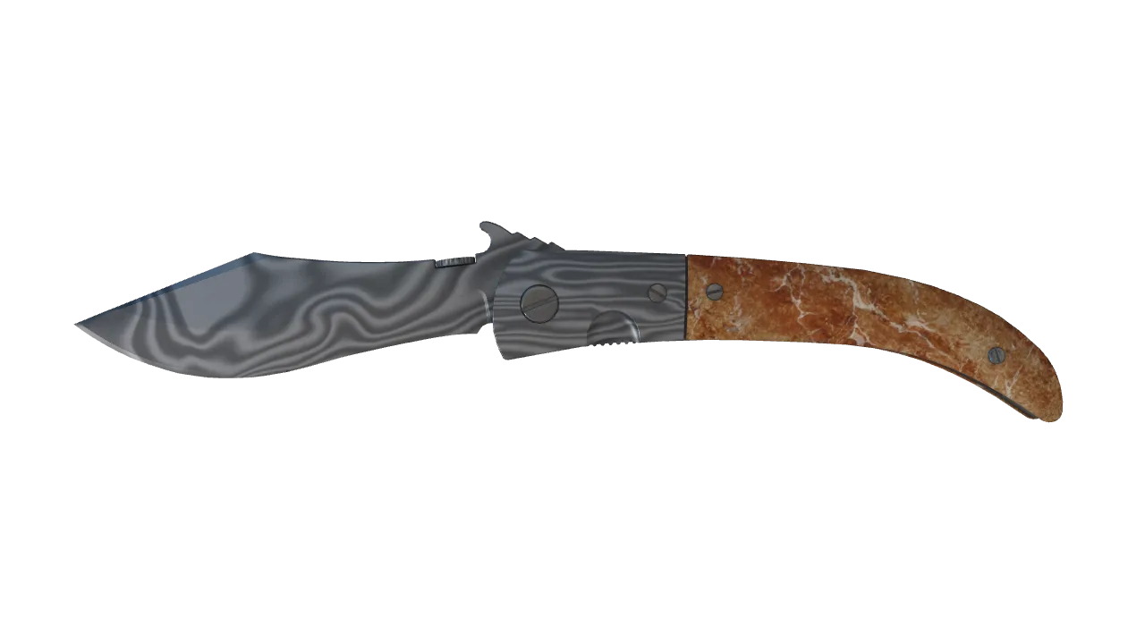 ★ Navaja Knife | Damascus Steel (Factory New) — Dust II light, front