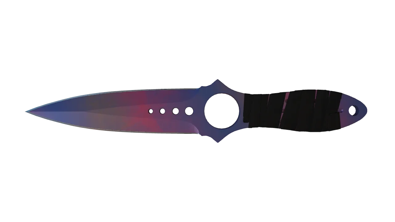 ★ Skeleton Knife | Doppler (Phase 1) (Factory New) — Dust II light, front