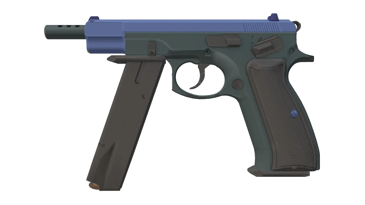 Souvenir CZ75-Auto | Indigo (Factory New) — Dust II light, front
