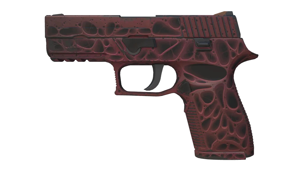 P250 | Contaminant (Field-Tested) — Dust II light, front