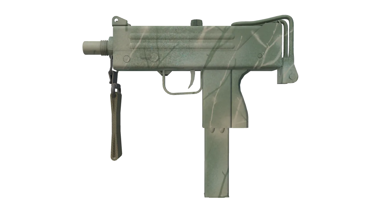 MAC-10 | Surfwood (Factory New) — Dust II light, front