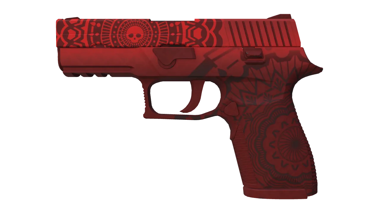 P250 | Muertos (Factory New) — Dust II light, front