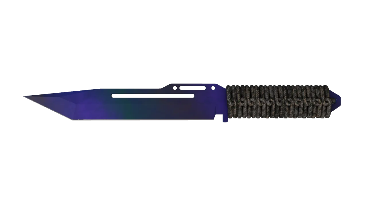 ★ Paracord Knife | Doppler (Phase 3) (Minimal Wear) — Dust II light, front