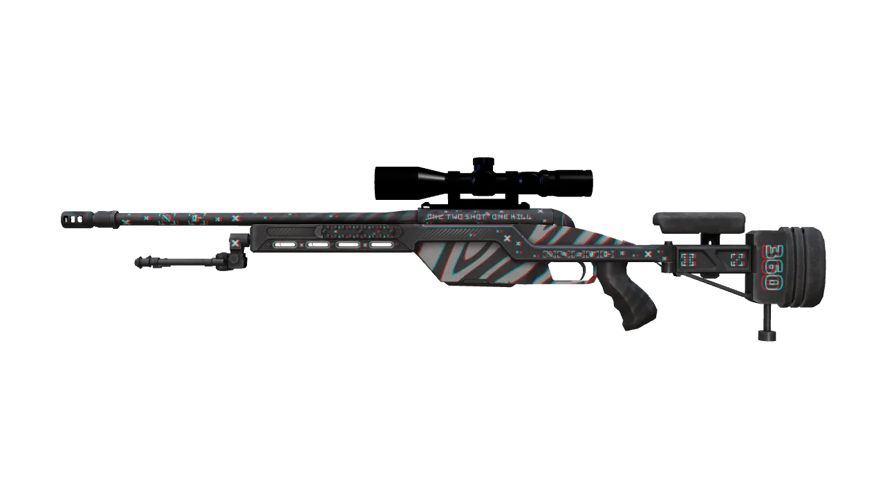 SSG 08 | Parallax (Factory New) — Dust II light, front