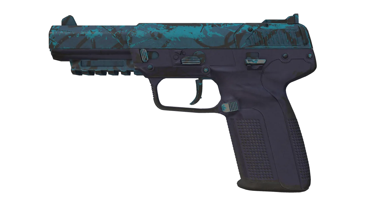 Five-SeveN | Midnight Paintover (Field-Tested) — Dust II light, front