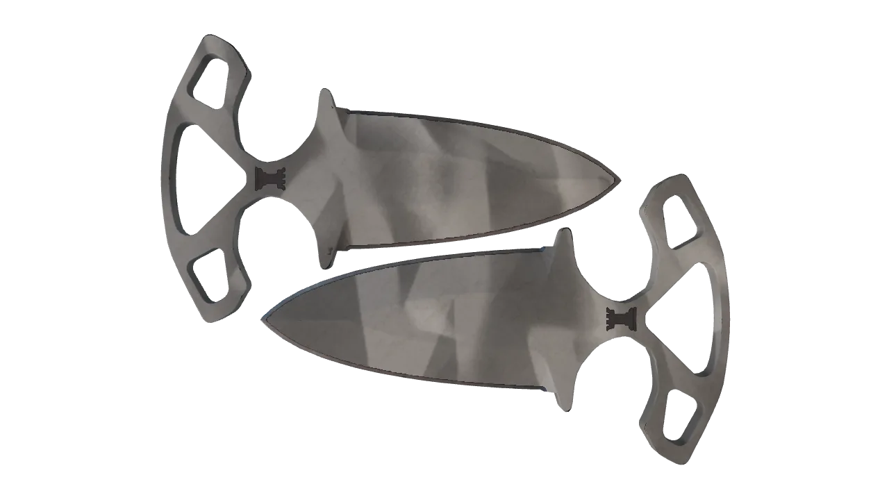★ Shadow Daggers | Urban Masked (Minimal Wear) — Dust II light, front