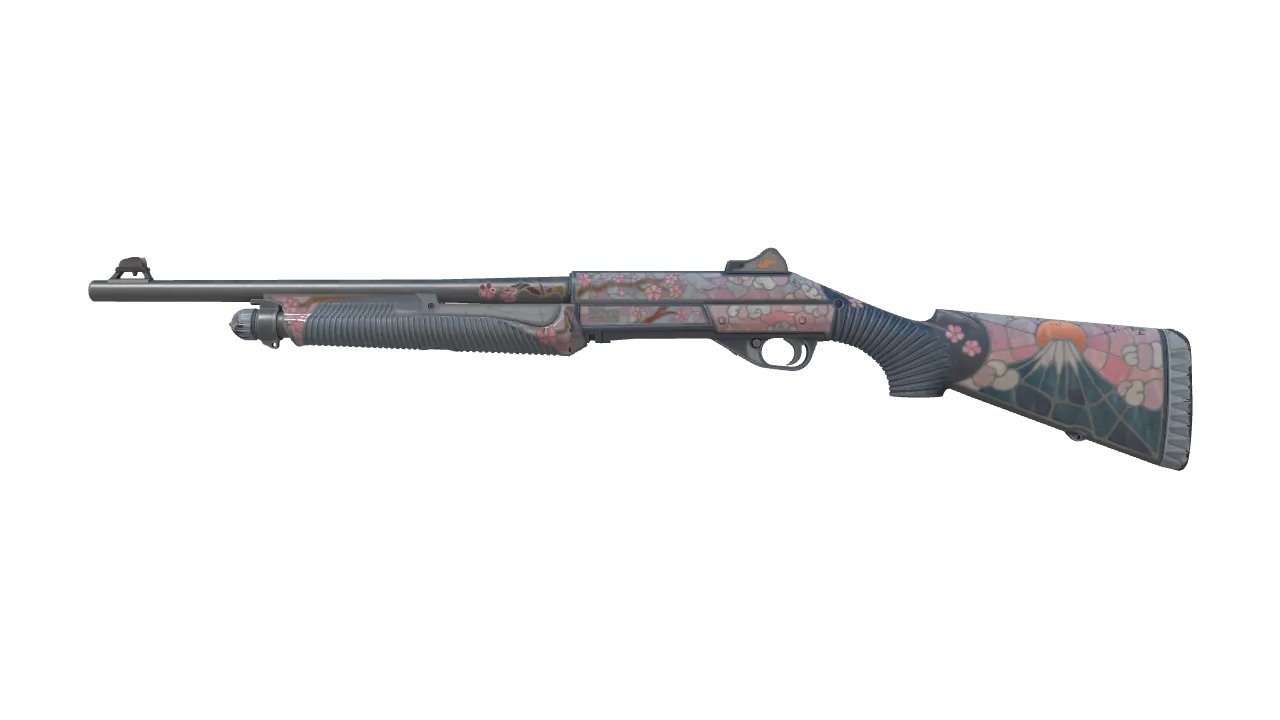 Nova | Rising Sun (Field-Tested) — Dust II light, front