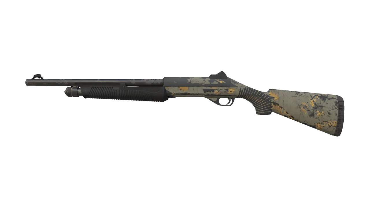 Nova | Modern Hunter (Well-Worn) — Dust II light, front